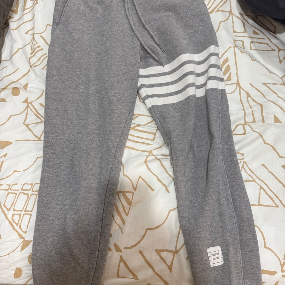 Thom Browne Classic Grey Sweatpants